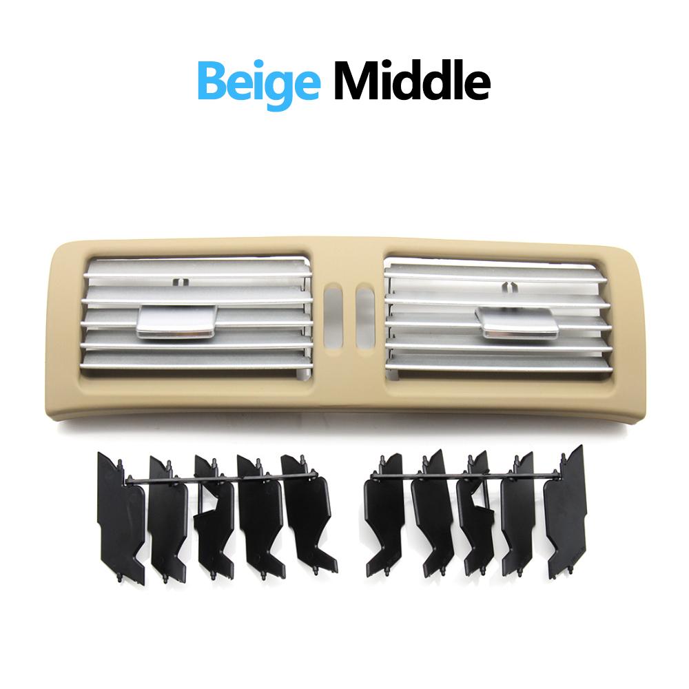 

Передняя и задняя решетка кондиционера, хромированная решетка переменного тока для Mercedes Benz W251 2009-2018 R300 R320 R350 R400 Middle Beige