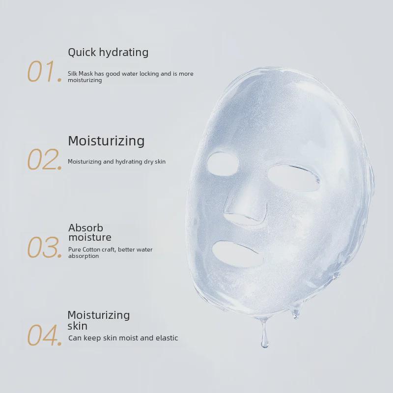 500 Pure Cotton Compressed Mask Sheets: Disposable Non-Woven Spa Facial Masks for Moisturizing