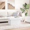 VidaXL Coffee Table White 80x55x40 Cm Engineered Wood, Side Table, Living Room Table, Accent Table, End Table, 840863