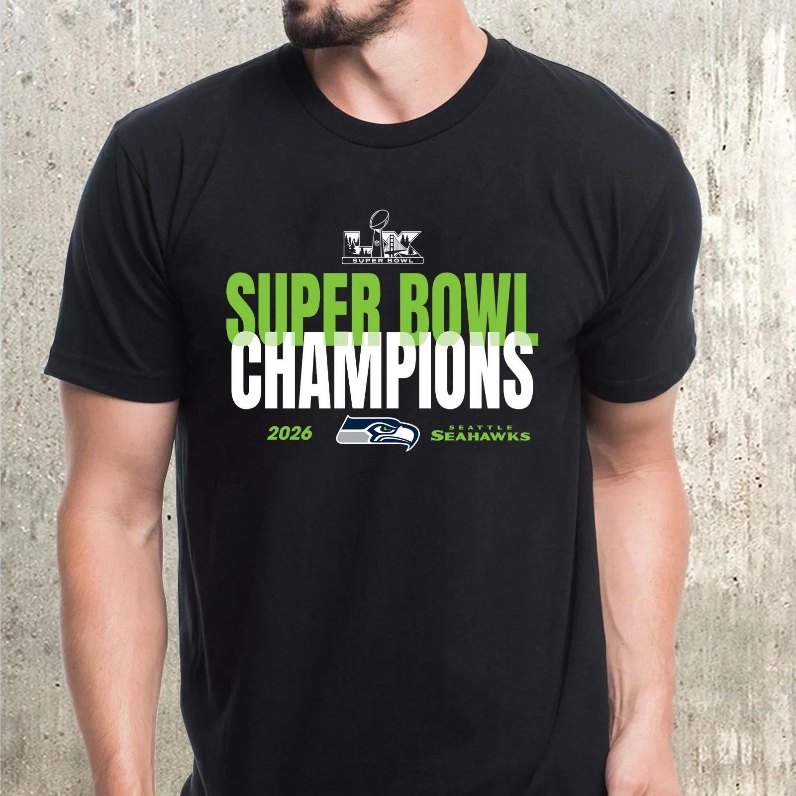 Seattle Seahawk 2026 Super 1Bowl LX Champions Shirt Gift For Fans S-5XL L