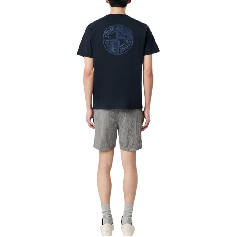 STONE ISLAND Compass Printed Crewneck T Shirt K1S152100020S0080-V0020