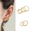 925 Silber Ohrstecker 6/8/10mm Kleine Glatte Creolen für Frauen Piercing Winzige Huggies Ohrringe Modeschmuck