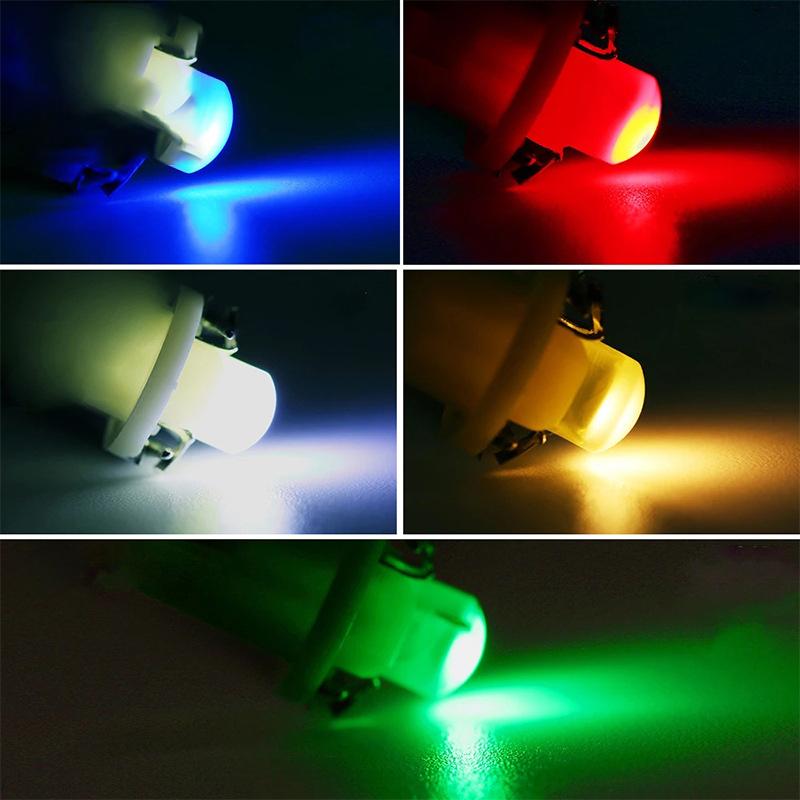 4pcs Car Lights Instrument Panels Bulb Dashboard Dash Side Switch Lamp 12V Car Led Light Rechargeable Bulb Car Accessories