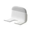 Hair Dryer Holder With Storage Organizers Adhesive Installation For Bathroom Space Saving