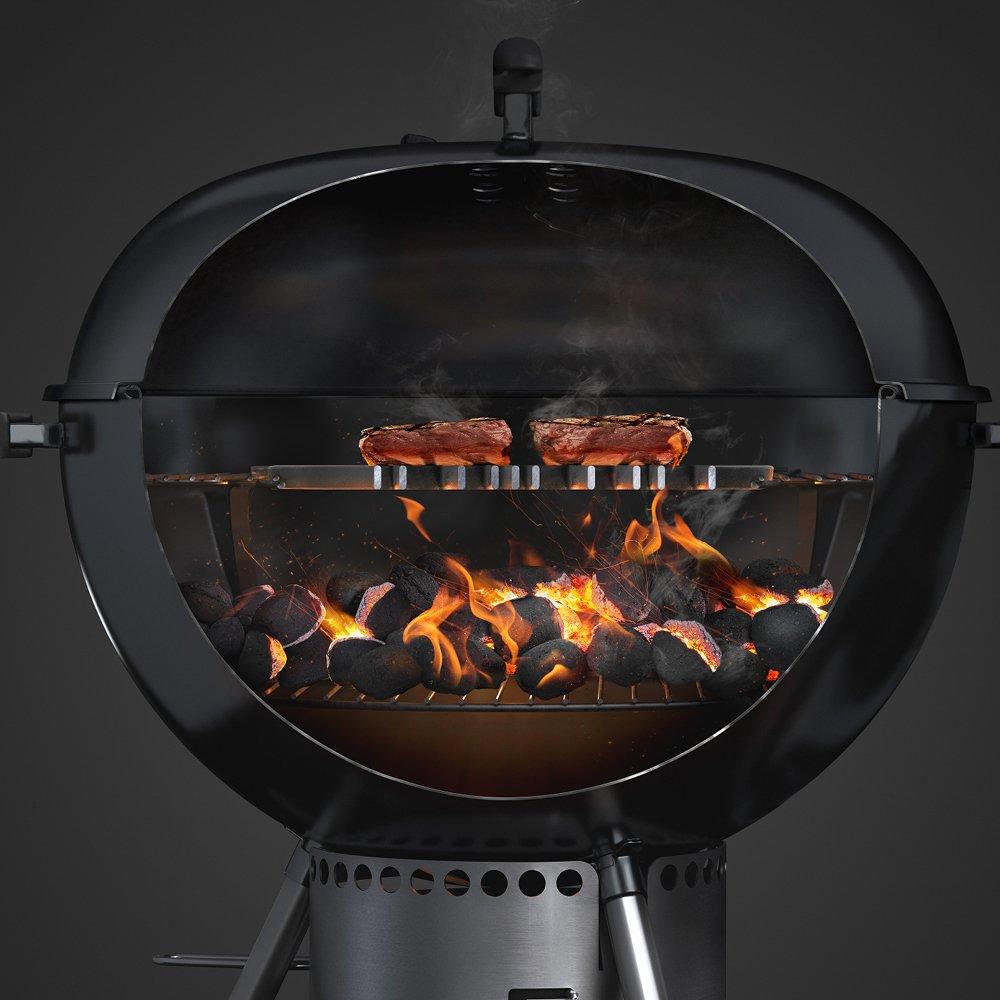 Weber GBS Enamel-Coated Cast-Iron Sear Grate, 30 cm (BBQ Grill Accessory)