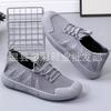 New summer breathable mesh running sneakers fashion casual mesh shoes black work shoes men