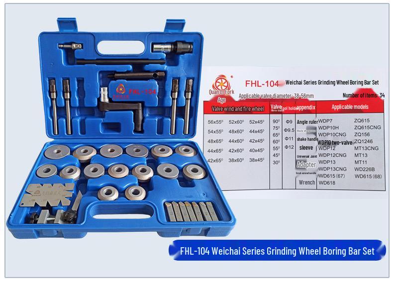 Valve Seat Reamer Grinding Tool for Motorcycle, Automobile, Diesel Engine