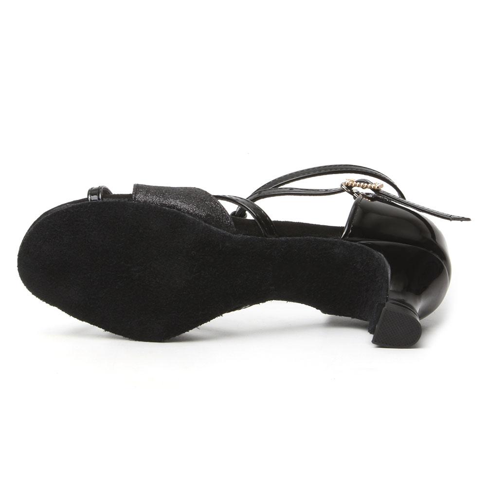 Damen Latin Tanzschuhe Weiche Sohle Salsa Schuhe zum Tanzen Damen Sandalen Damen High Heels 5CM