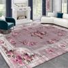 Tappeto Antiscivolo di Alta Gamma per Soggiorno Europeo Rosa Morbido Decorazione per la Casa Tappeto per Comodino in Camera da Letto Facile da Pulire Tappetino per Pavimento del Bagno Morbido