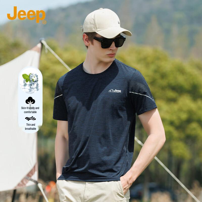 

JEEP Men s Summer Outdoor Performance Crew Neck T-Shirt 2XL