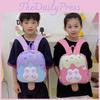Kids Cartoon Pvc School Backpack With Comfort Arc Straps For Preschool Children