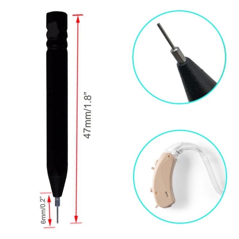 9Pieces Hearing Aids Cleaning Kit for Earbud Headphones Daily Earwax and Dust Removal with Case and Multifunction Brush