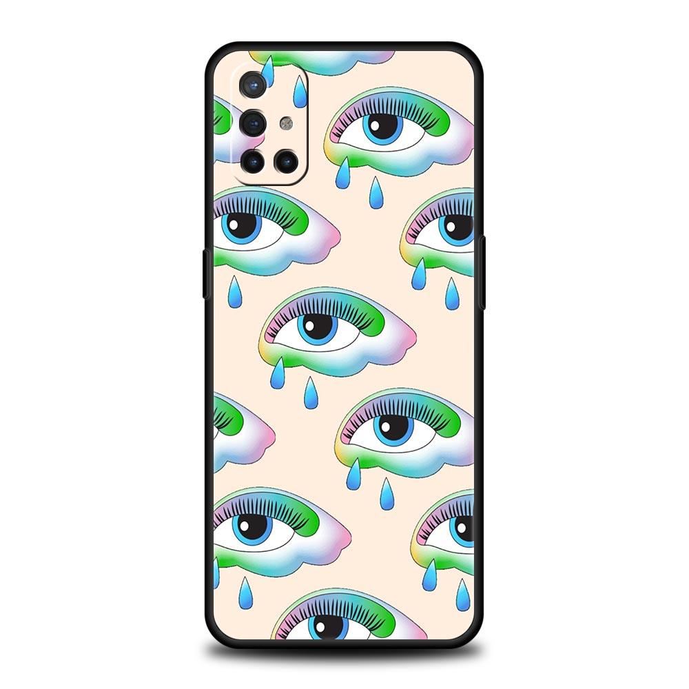 Fashion Eyelashes Eyes Phone Case For Oneplus 13R 13 12R 11 10T 10R Nord N100 N200 N10 10 9 9R 9RT CE 3 2 Z Pro Soft TPU Cover