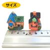 Set of 4 Miniature Houses, Western-style Mansions, for Dioramas, Railway Models, Diorama Making, Terrariums, Moss Houses, Figures, Models, DIY Layouts