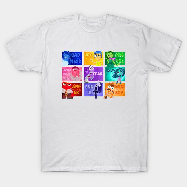 Men Black Print T-shirt Inside Out No-Cut Transfer Paper Print Cotton Tshirt 2XL