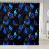 Aurora Borealis Fabric Shower Curtain Northern Lights Shower Curtain Aurora Snow Mountain Waterproof Bathroom Curtains Galaxy