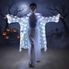 Flowing Sleeve LED Kimono Robe Polyester Luminous Dance Costume Creative Gift Light Up Cardigan