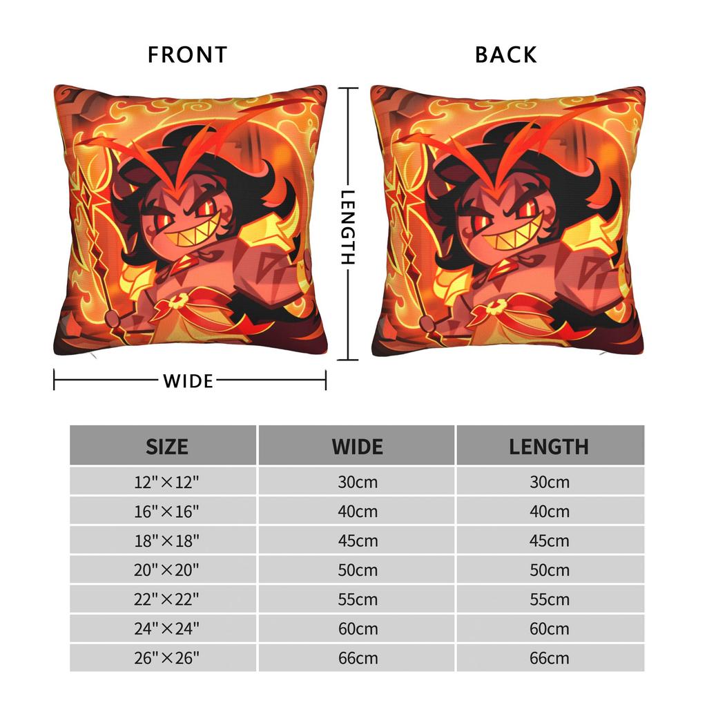 Burning Spice Cookie Pillow Case Comfy Pillow Cover For Living Room Bed Chair Vintage Pillowcases