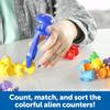 Learning Resources Pinch and Count Alien Math Toy Counters, 36-Count, with Japanese Instruction Manual, LER1061, Authentic