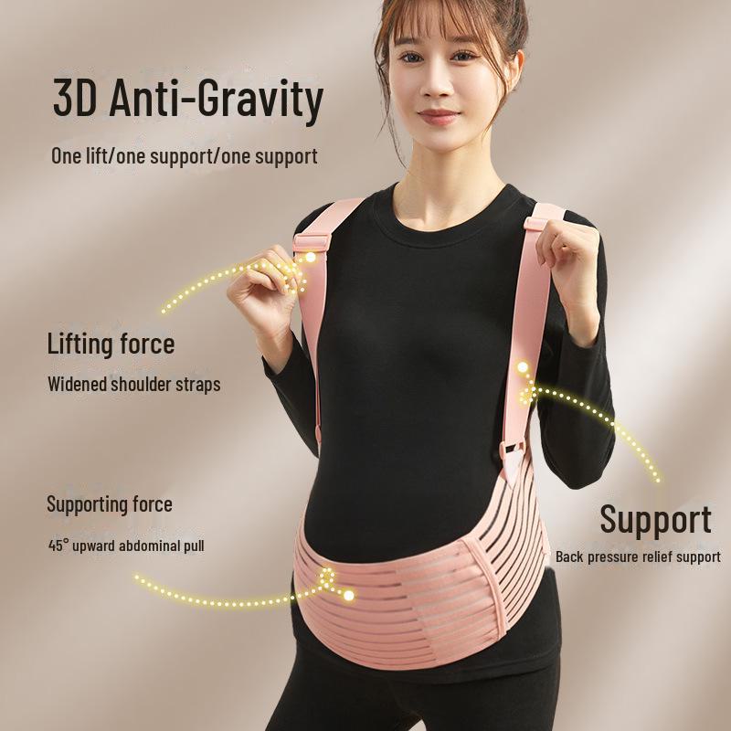 Breathable Shoulder-Style Pregnancy Belt: Large Size Waist Support for All Seasons