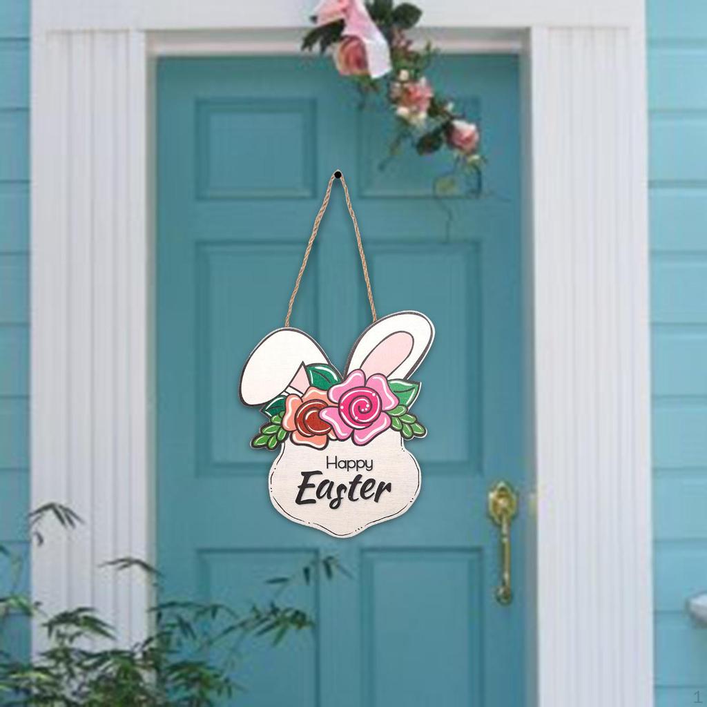 Bunny Wooden Wall Decor - Vibrant Home Accent