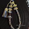 Double Heart Knot Pendant DIY Wearable Bead Jewelry Handmade Weaving Chinese Style Su Bag Hanging Phone Hanging