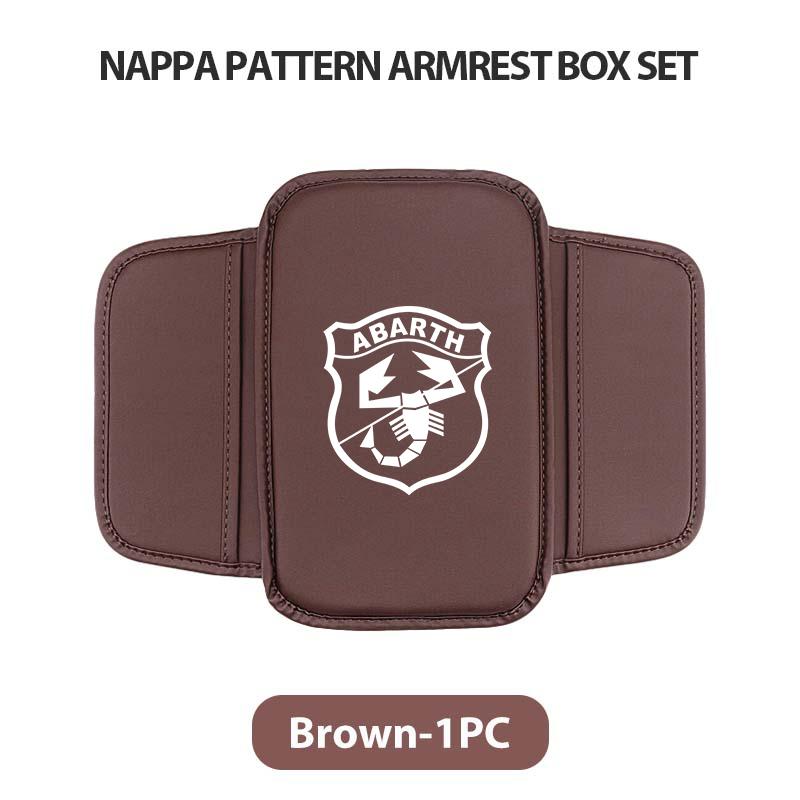 For Abarth Car Console Container Armrest Covering Protective Cover FIAT 500 FR Ducato Doblo Freemont Idea Stilo