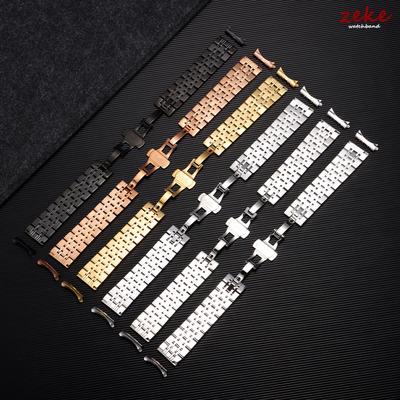 Solid Stainless Steel Band 16mm 18mm 19mm 20mm 21mm 22mm Universal Smartwatch Replacement Strap Bracelet Business Watchband Belt
