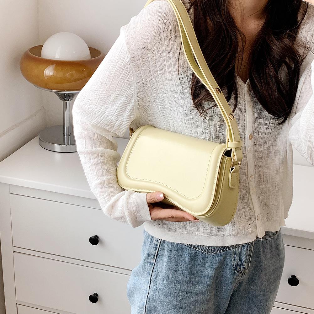 Women Leather Shoulder Hobo Bag Ladies Casual Armpit Bag Tote Handbag Trendy Crossbody Underarm Bag Flap Girl Satchel Purse Bags