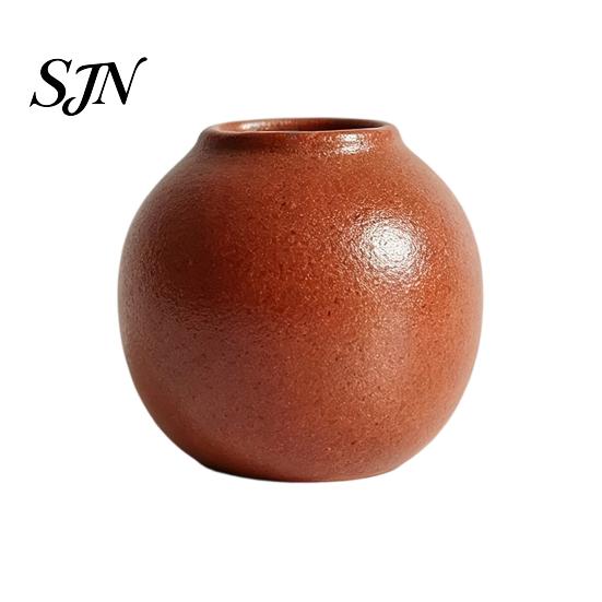 Creative Kitchen Organization Tools Mini Ceramic Vase Fridge Magnets, Cute Tiny Flower Magnets for Refrigerator Accessories Artificial Flowers,