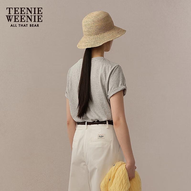 Teenie Weenie Women's Macaron Round Neck Short Sleeve T-Shirt