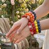 Resin Beads Bracelet Beaded Summer Bohemian Jewelry Simulation Fruit Bracelet  Vacation Accessories