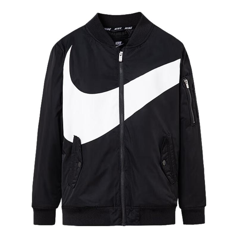 NIKE Kids  Classic Logo Padded Baseball Jacket 7