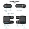 E-ACE B43 Car DVR Dash Camera Mini 2 Inch Dual Lens 1080P+1080P Night Vision Sony IMX323 Sensor Dash Cam Video Recorder Dashcam