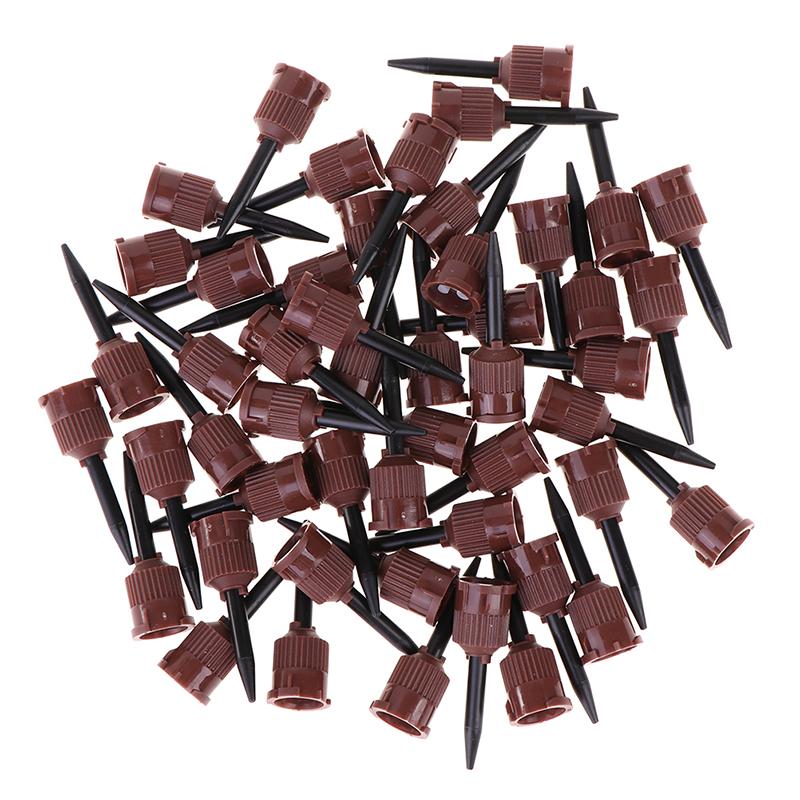 50 Pcs Dental Materials Impression Mixing Tips Silicone Rubber Mix Head
