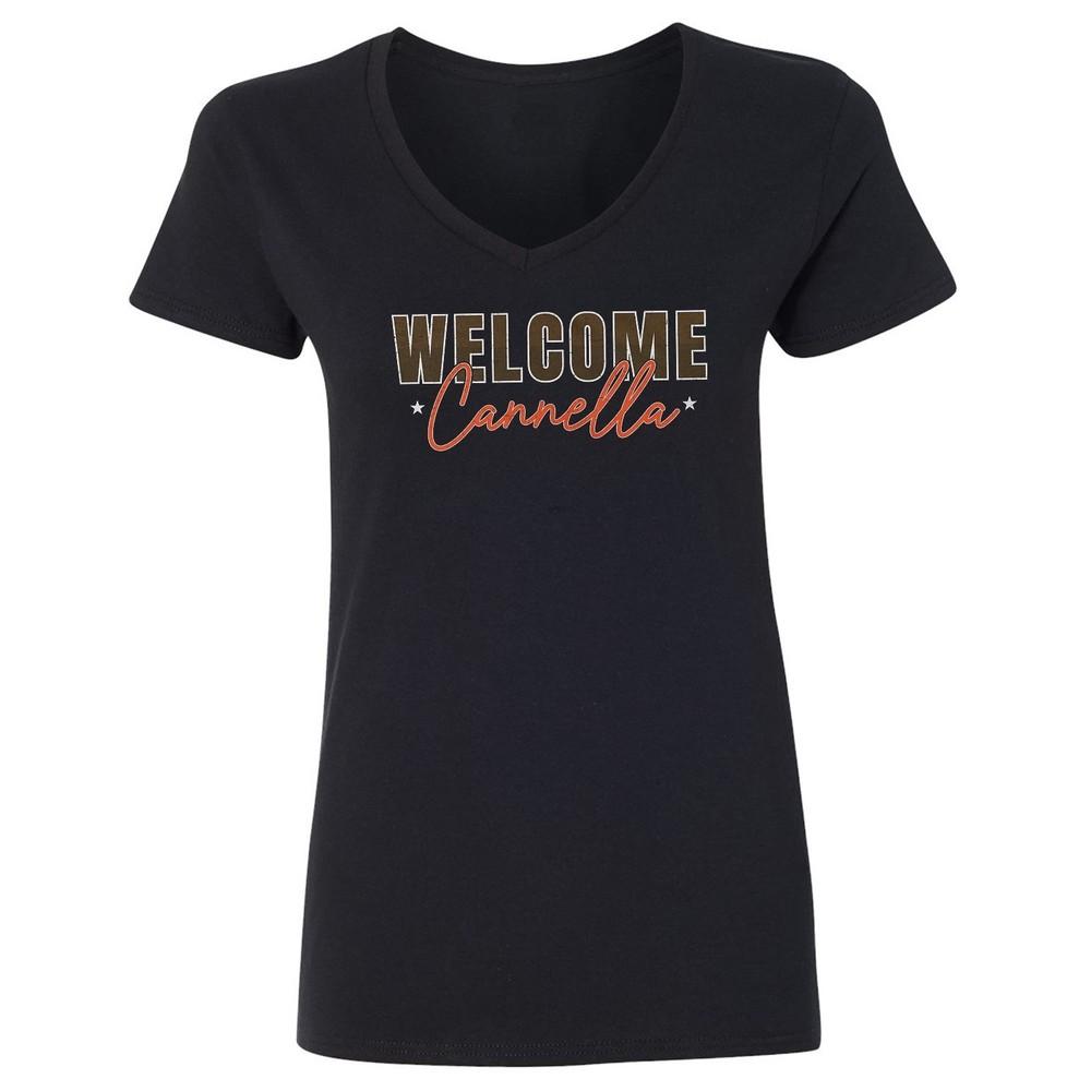 Welcome Cannella Tight End Tribute - Cleveland Fans Ladies  V-Neck Tshirt Unisex T-Shirt XL