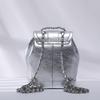 Real cowhide Korean ins niche cardinal bag high-end chain light small fragrant wind backpack