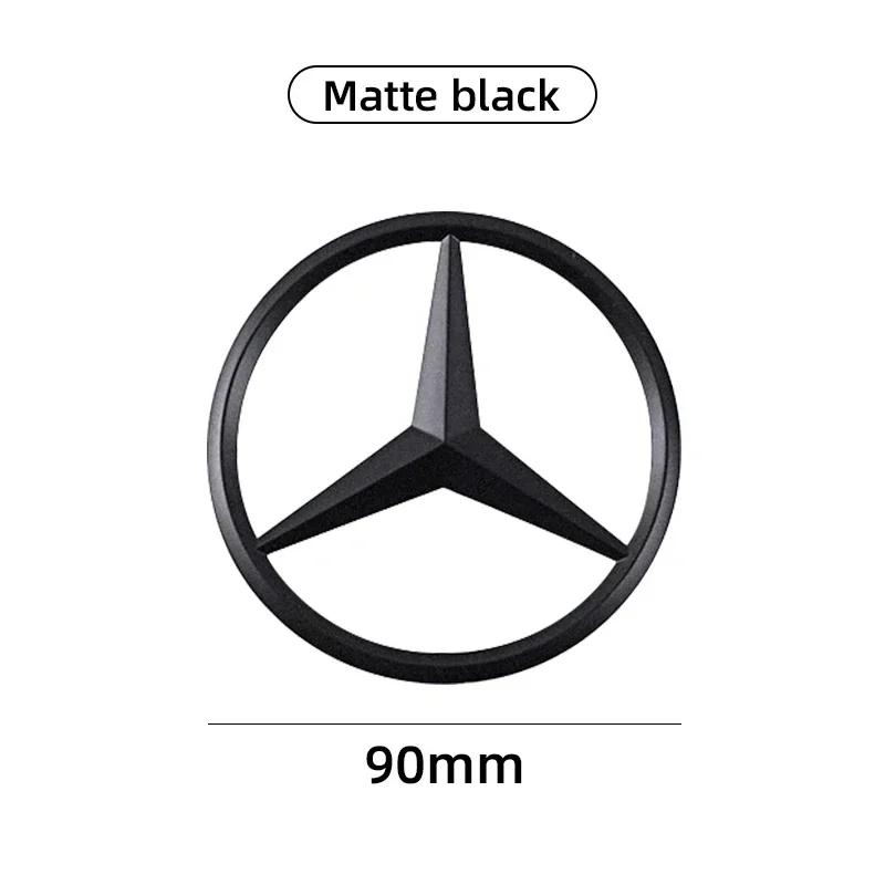 

For Mercedes Benz 9cm ABS Car Rear Decal Trunk Emblem Sticker For Mercedes Benz S320 W164 W203 W204 W168 C180 E320 A200 CLA CLK