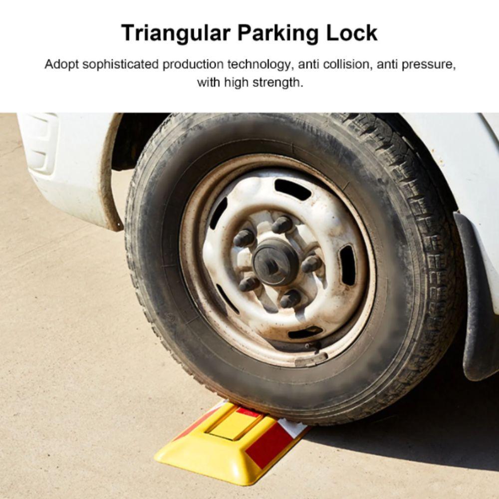 Portable Folding Vehicle Security Barrier Thickened Anti-collision Parking Barrier  Lot Protection