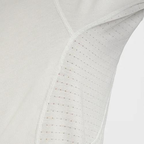 Nike Brand Logo Raglan Sleeve Quick-Dry Short-Sleeve T-Shirt for Men, White