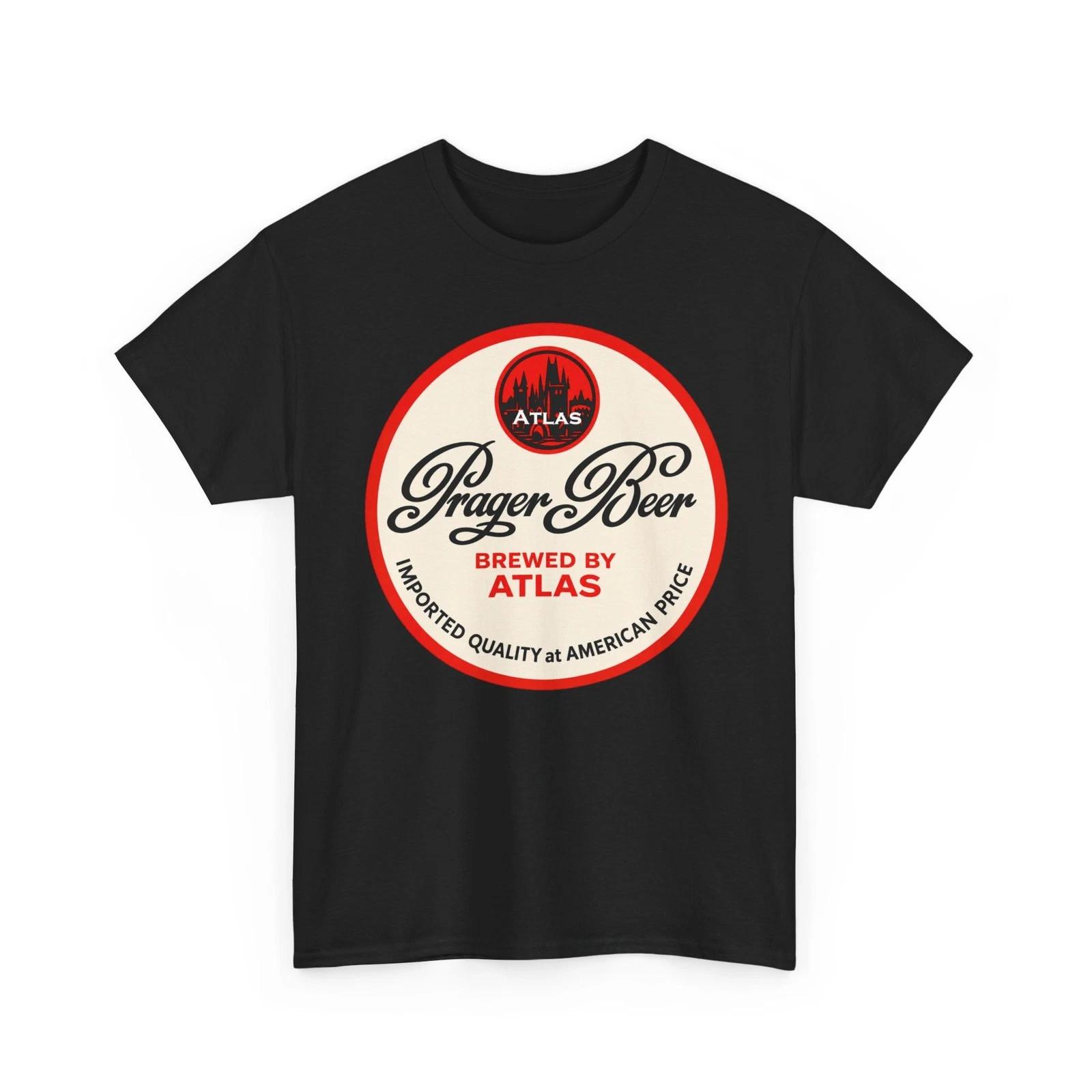Prager Beer Atlas Brewing Co. Chicago IL Retro Breweriana T-Sirt XL