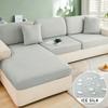 Summer Ice Silk Sofa Cushion Cover Cool Stretch Furniture Protector Slipcover Solid L -Shaped Sofa Cover For Living Room Kids