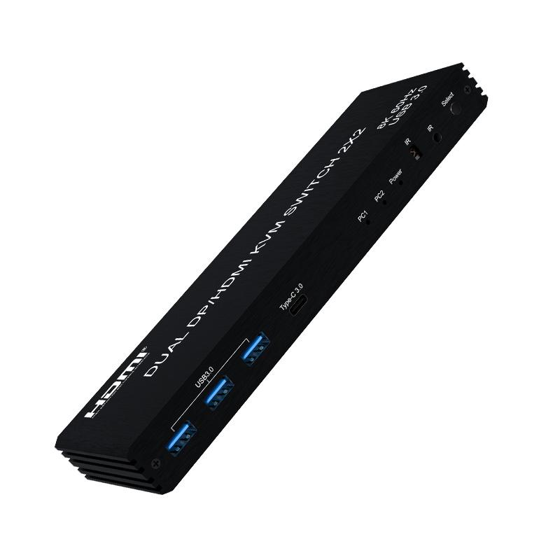 Dual DP Input HDMI Input KVM Switch 2X2 8K 60Hz HDSW2-KVM