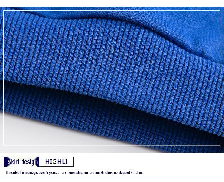 Autumn/Winter Solid Color Hooded Sweatshirt for Kids, Casual Top/Outerwear, Custom Patterns Available
