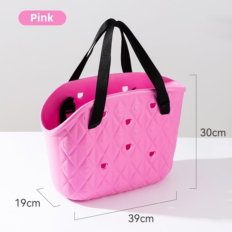 Spring and Summer Dog EVA Waterproof and Breathable Going Out Bag Medium and Small Dog Teddy Bigbear Messenger Bag Cat Bag Pet Bag