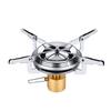 Portable Camping Backpacking Stove Compact Brass Outdoor Cooking Stove for Picnic Hiking