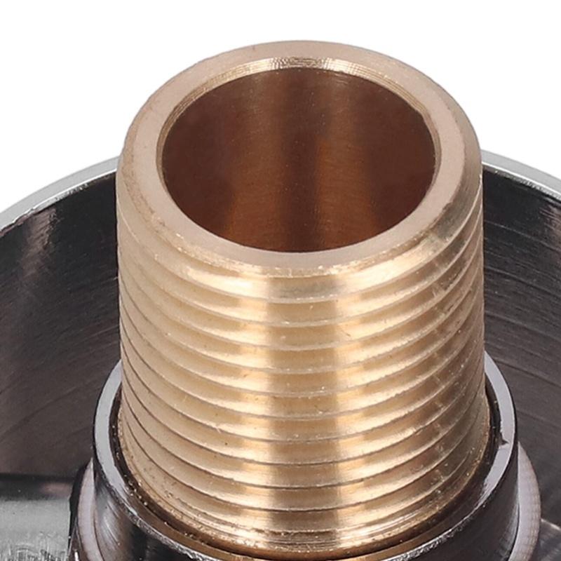 Shower Adapter Brass Construction Chrome Plated G1/2 Wall Mounted Easy Installation Round Shower Hose Connector