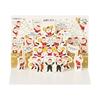 Sanrio Christmas Message Christmas Gold Line Santa Cheerleader JX 239496 Card, Card, 17-5