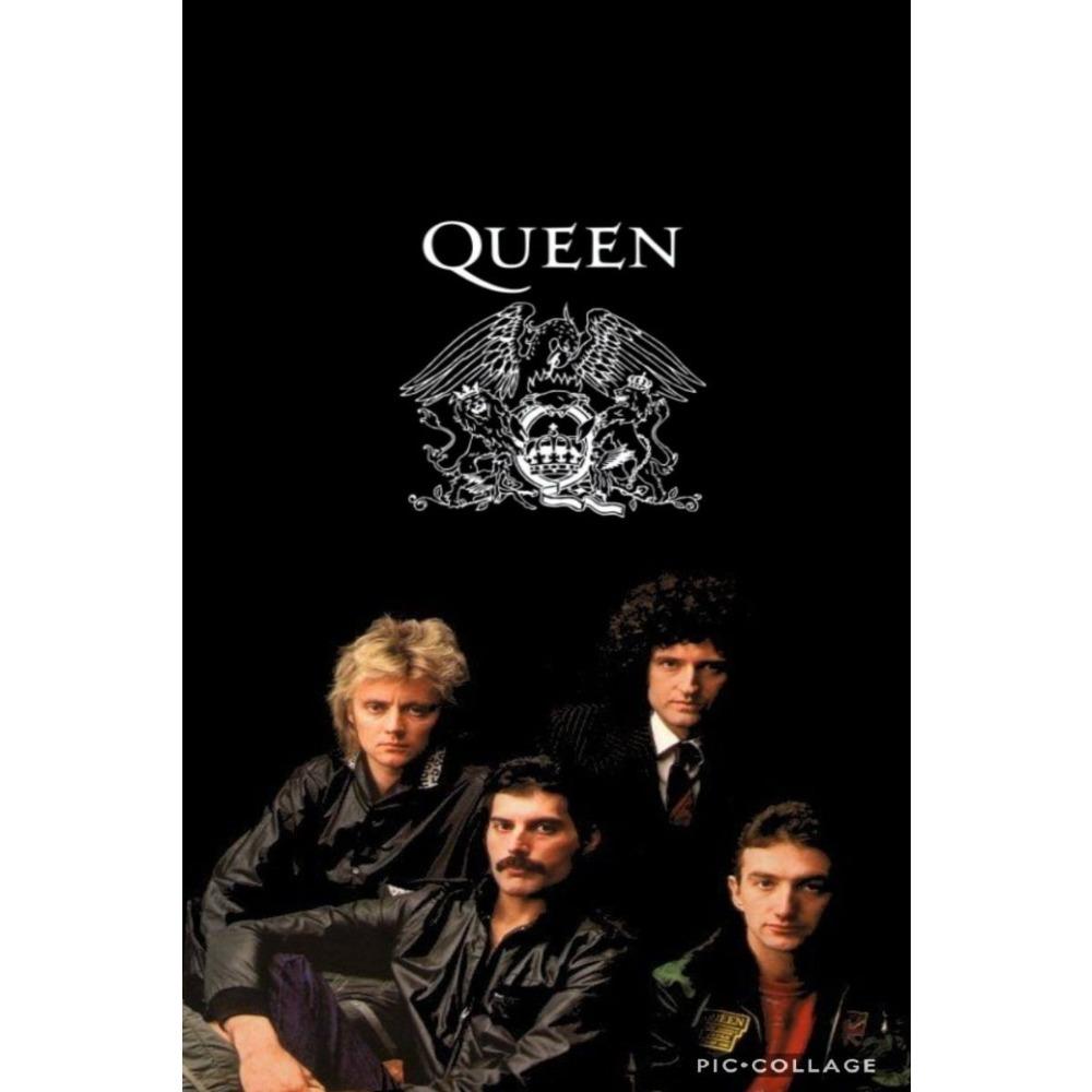 Metal Queen Band Wall Decor, Handmade 3D Tin Art for Living Room Bedroom Music Studio