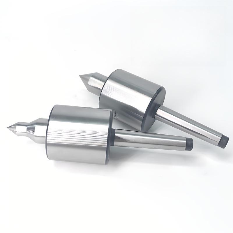 MT2 Bright White Rotating Center Point for MT1 Lathe Turning Tool Morse Taper High Precision Center Punch